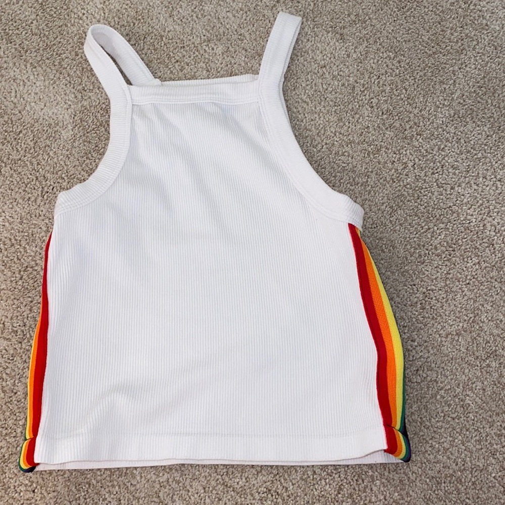 White Crop top